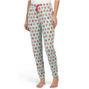 Jammies Strawberry Print Joggers Lounge Pants